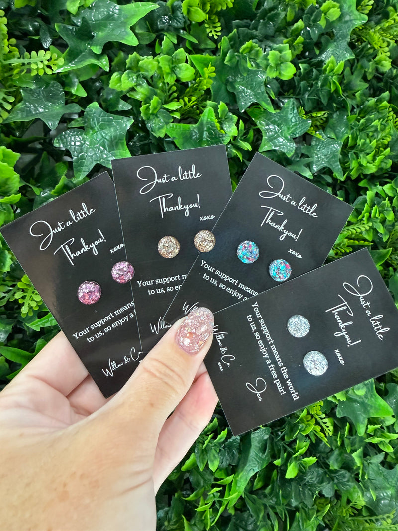 Giveaway Runners Up Studs