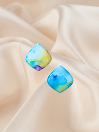 1.8 Teardrop Stud Watercolour Wonderland