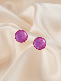 1.5 Studs Fuchsia Glaze