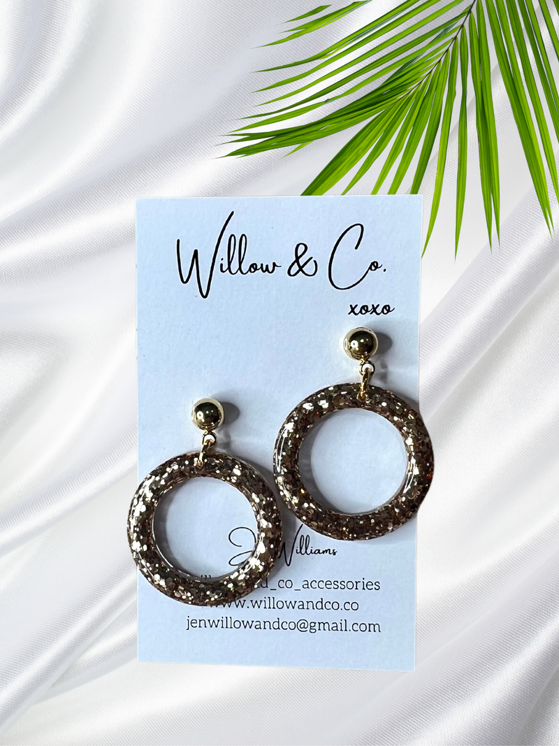 MIDI Hoop Dangle Golden Hour