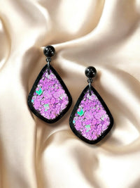 MINI Acrylic Frame Dangle Purple Berry