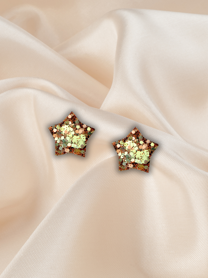 1.5cm Star Stud Copperlight