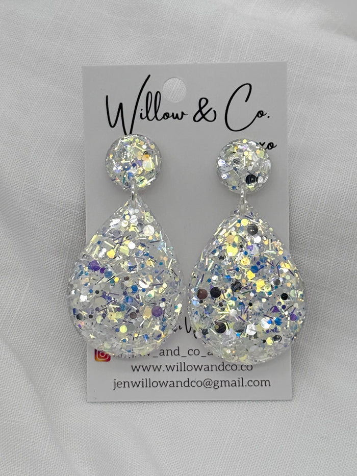 Large Dangle Icy Opal
