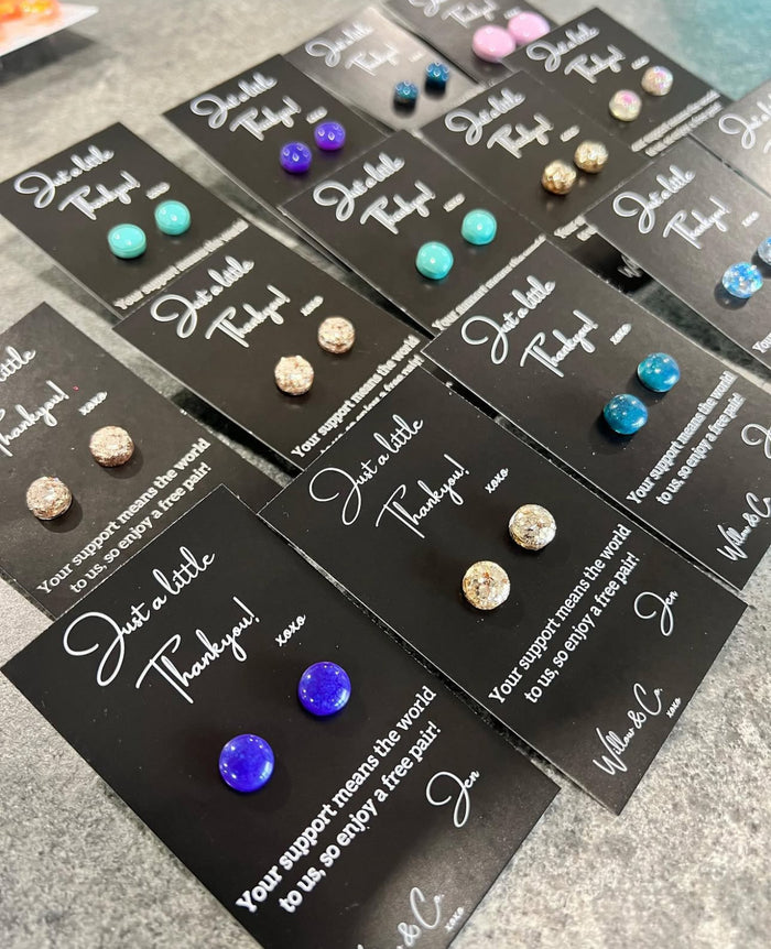 FREE STUDS WITH FIRST ORDER