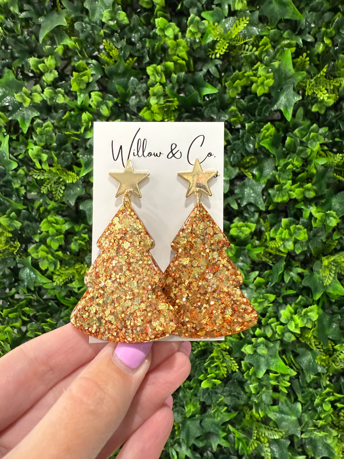 XL Christmas Tree Dangle Copperlight