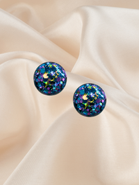 1.5cm Stud Enchanted Emerald