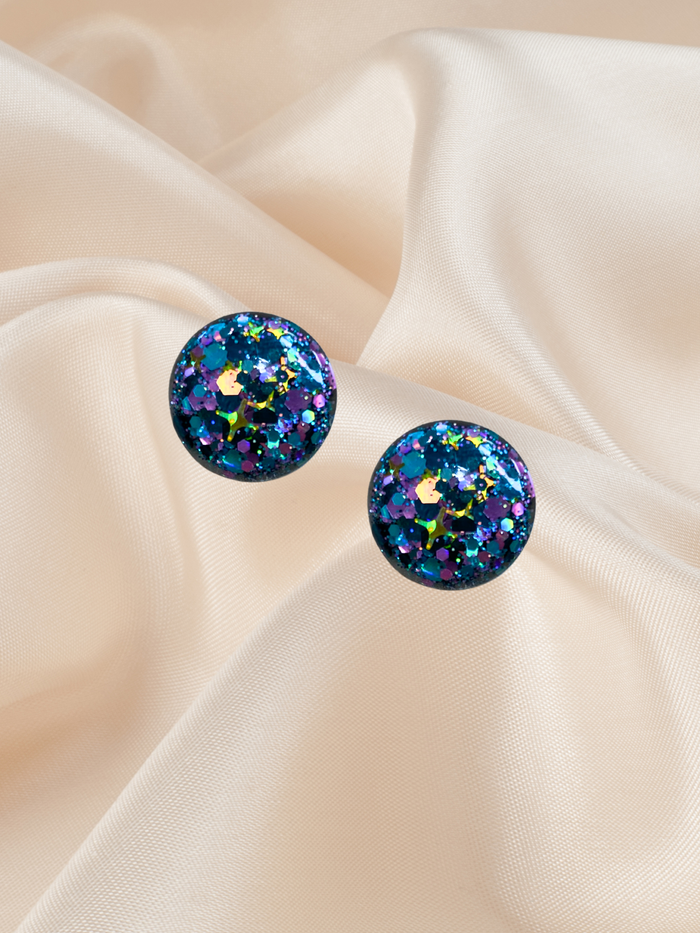 1.5cm Stud Enchanted Emerald