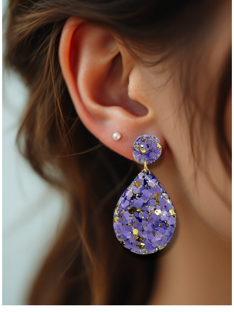 Large Dangle Twilight Lotus