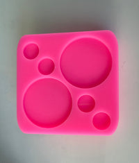 SILICONE MOULD XL ROUND DANGLE