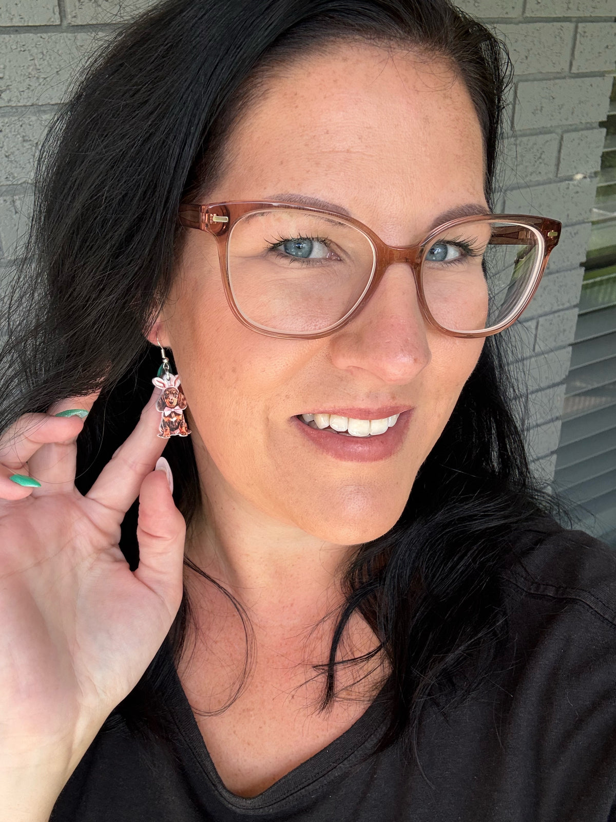 Dachshund Easter Dangle