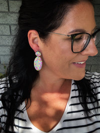 Long Oval Dangle Pastel Parade