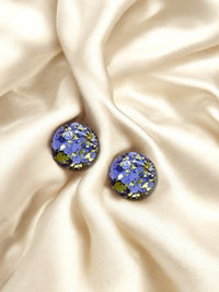 1.5cm Studs Twilight Lotus