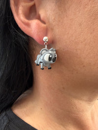 3D Koala Dangles Earrings