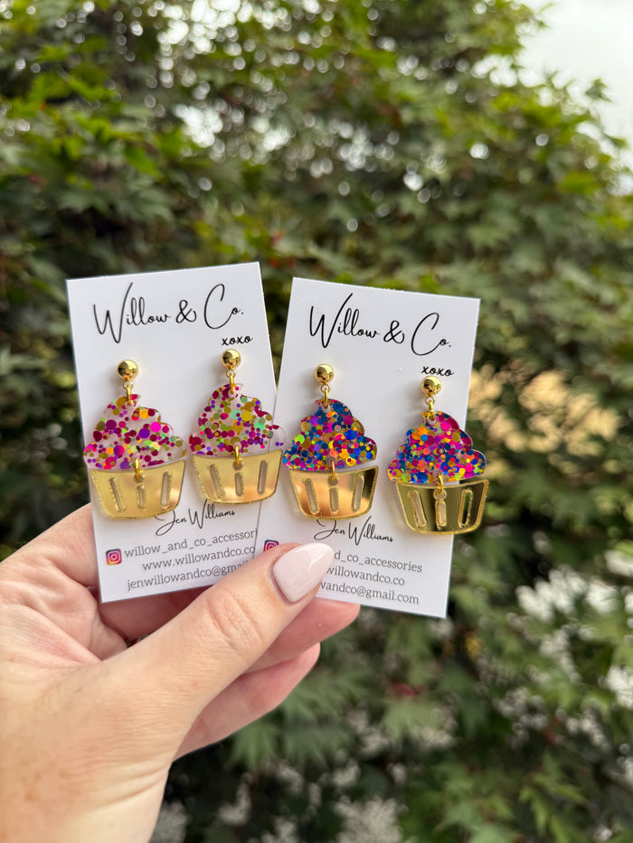 CUPCAKE BIRTHDAY GLITTER