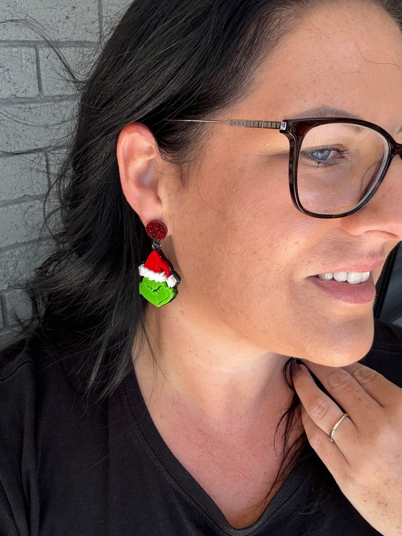 Large GRINCH DANGLE