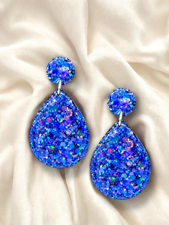 Large Dangle Deep Blue