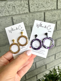 MIDI Hoop Dangle Golden Hour