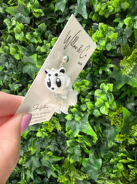 3D Polar Bear Dangle Earrings