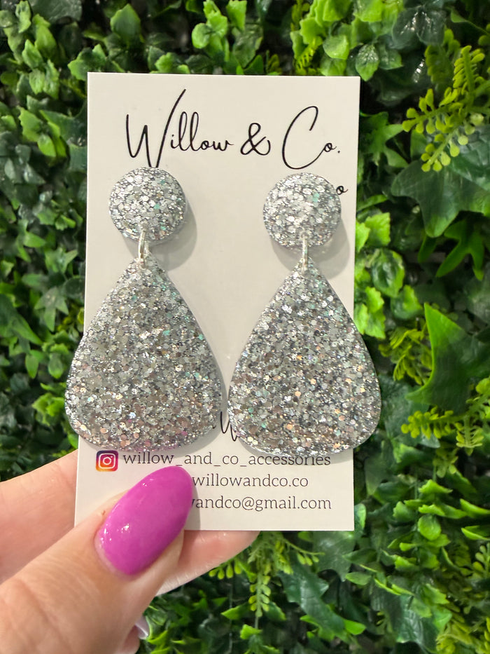 MIDI Teardrop Dangle Sterling Sparkle
