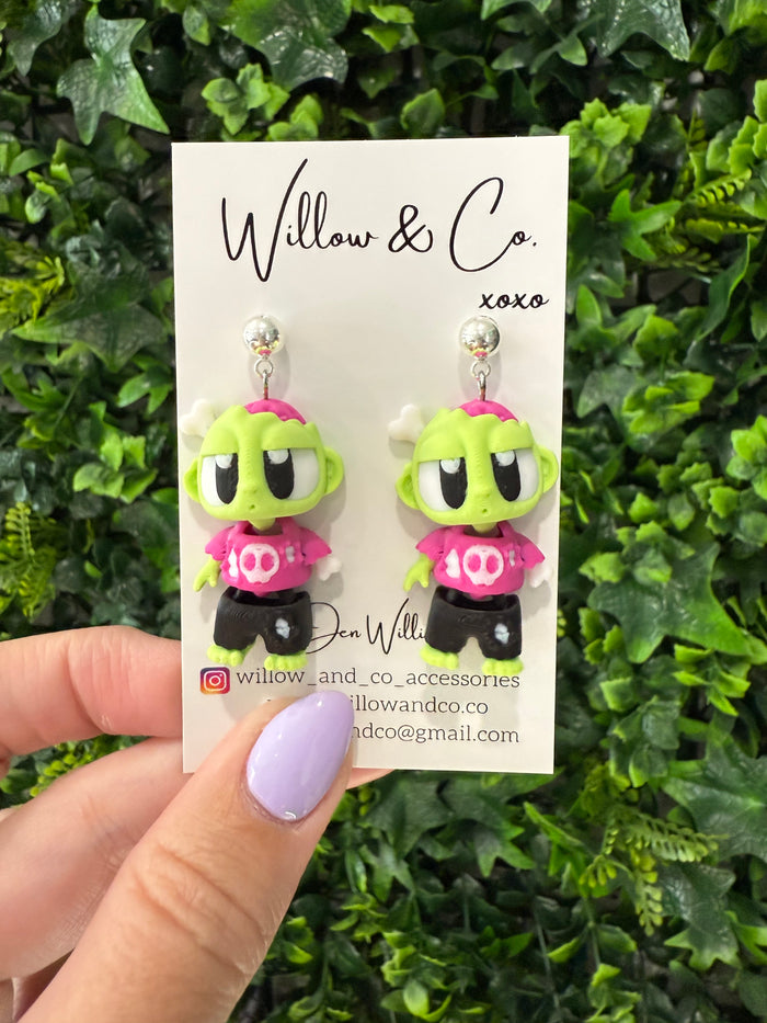 3D Zombie Dangles