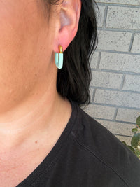 Organic U-Hoop Dangles