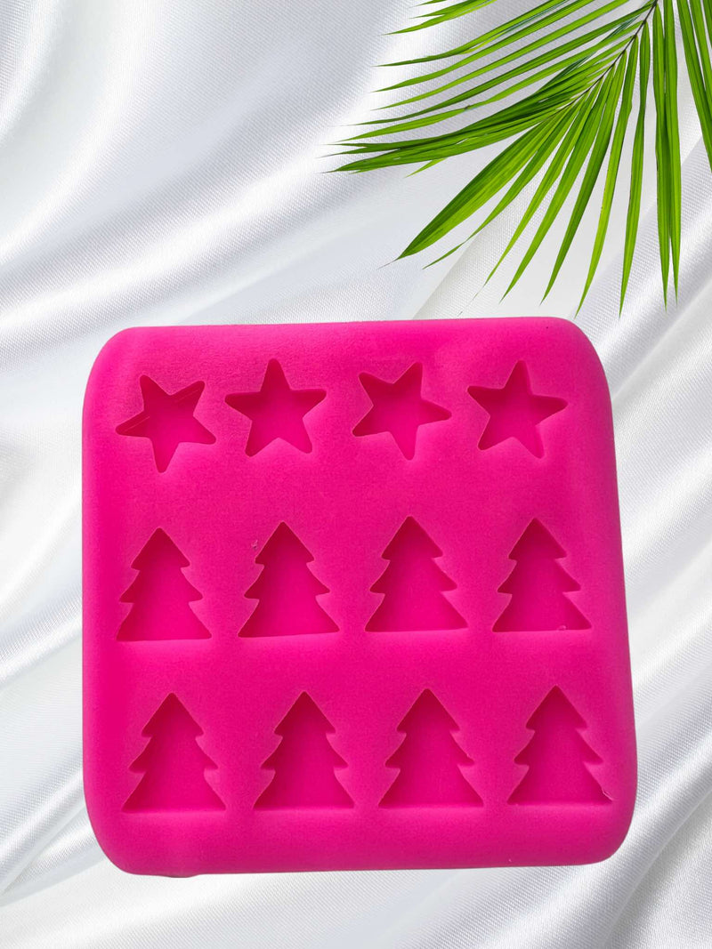 Small Christmas Studs Silicone Mould