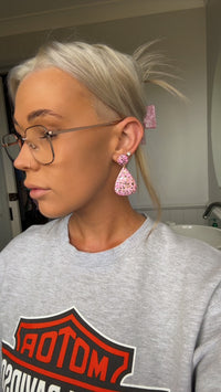 MIDI Teardrop Dangle Pink Prosecco