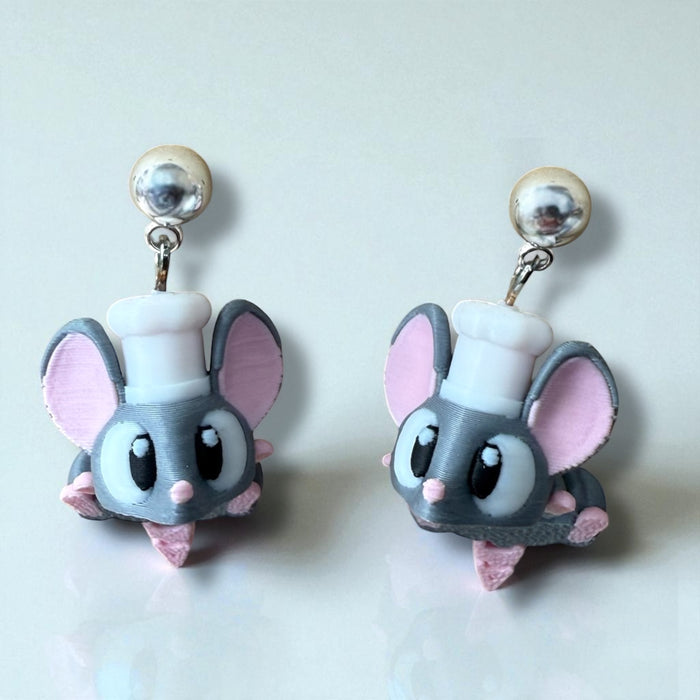 3D Chef Mouse Dangles