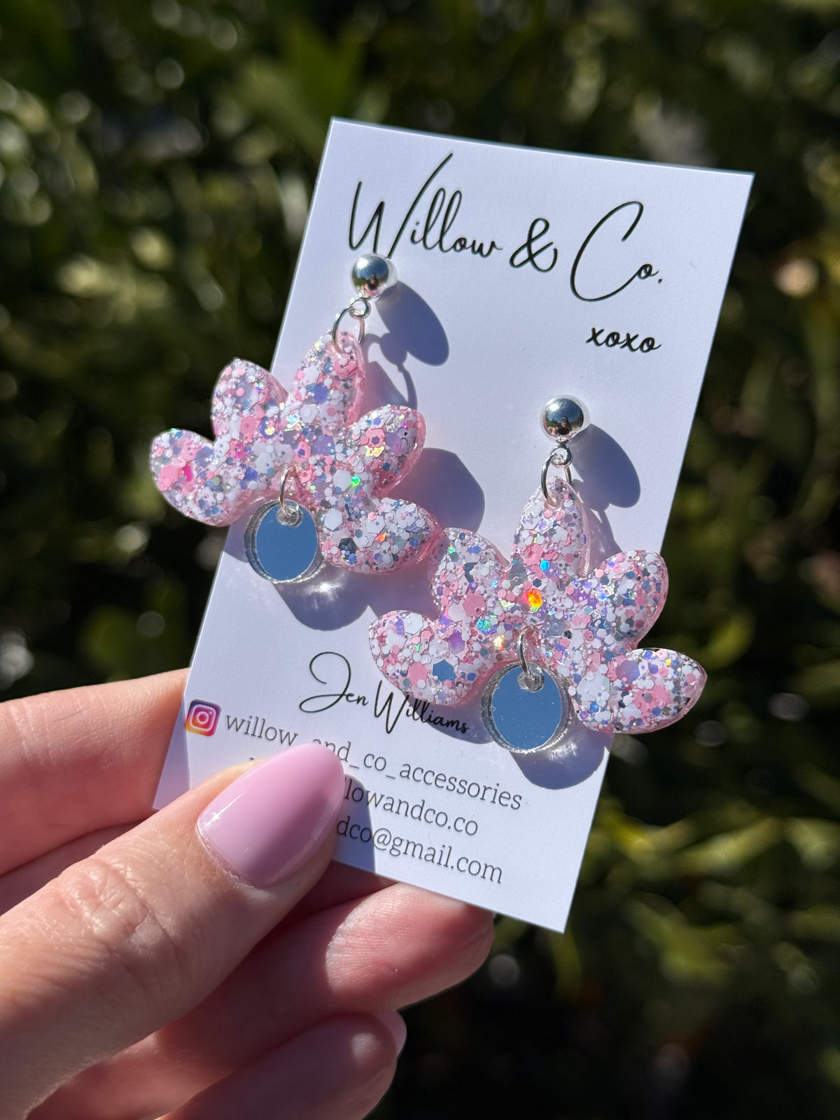 MIDI Floral Dangle Blush Blizzard