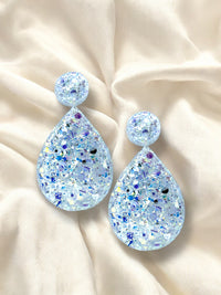 Large Dangle Icy Opal