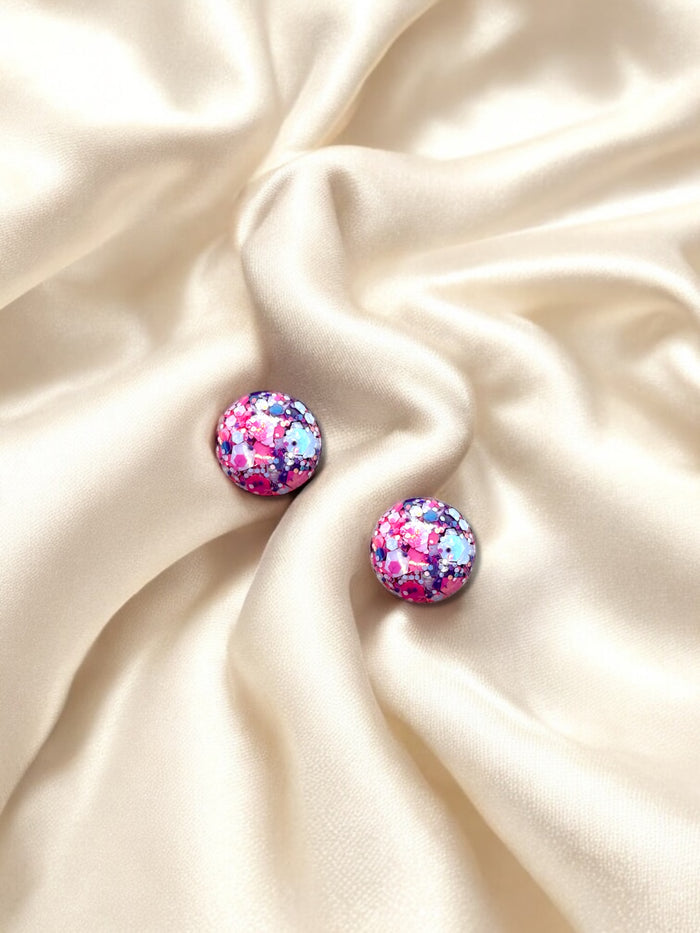 MINI Studs Pink Wisp