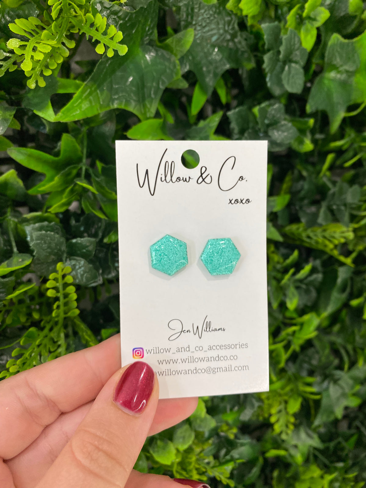 1.5 Hex Stud Minty Fresh