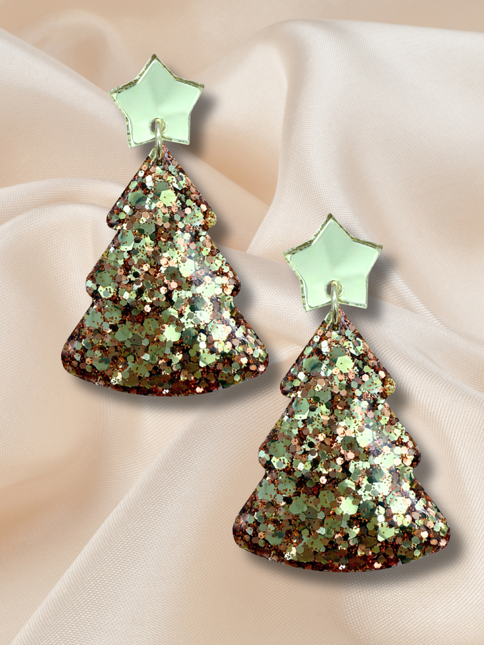 Large Christmas Tree Dangles Copperlight