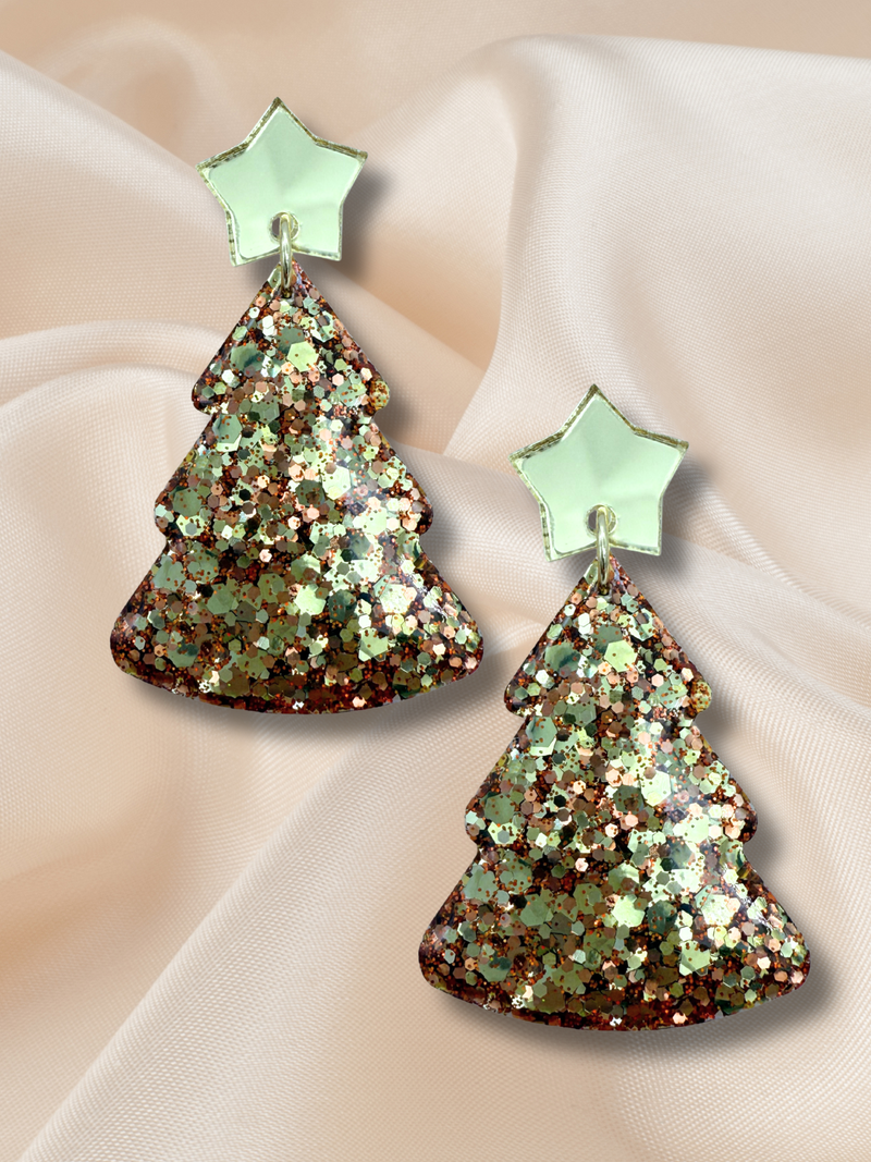 Large Christmas Tree Dangles Copperlight