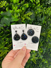 Maxi Stud Black Opal