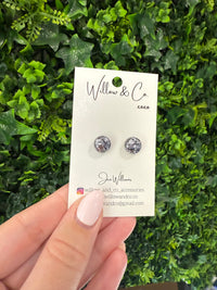 MINI Stud Slate Sparkle