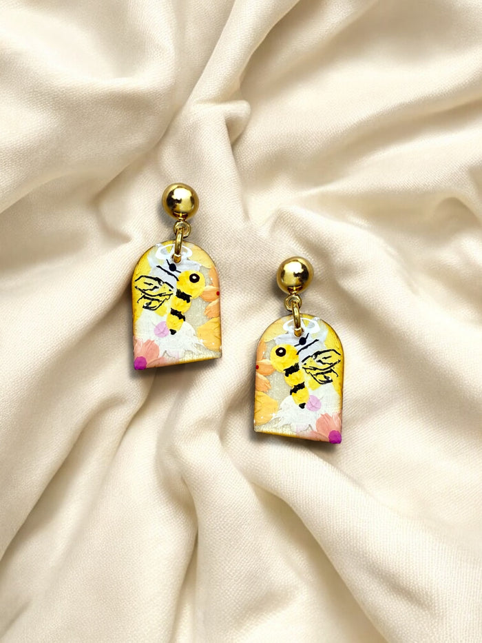 Hand Painted Mini Arch Dangle Honey Bloom