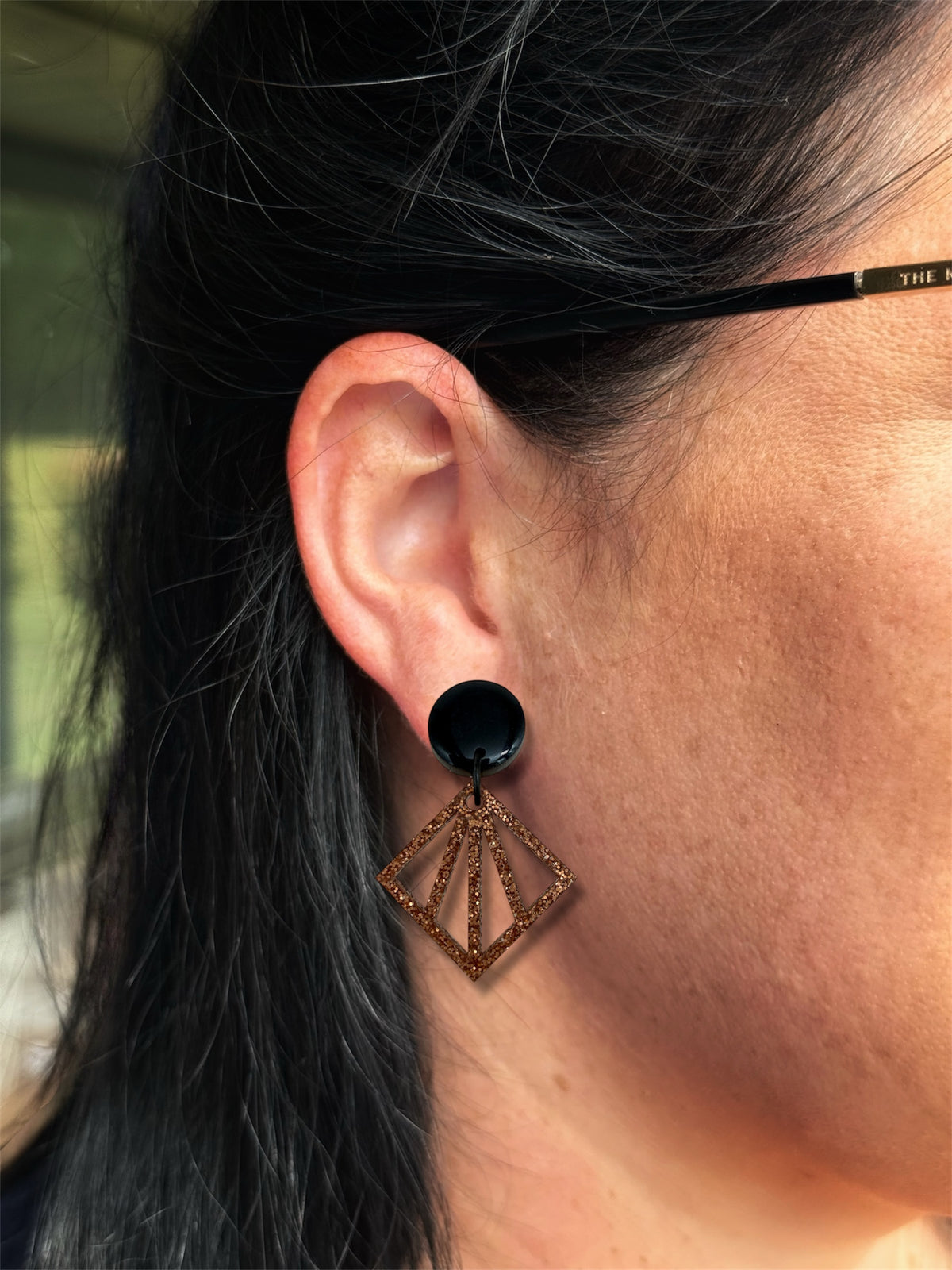 MIDI Art Deco Dangle Black Glam