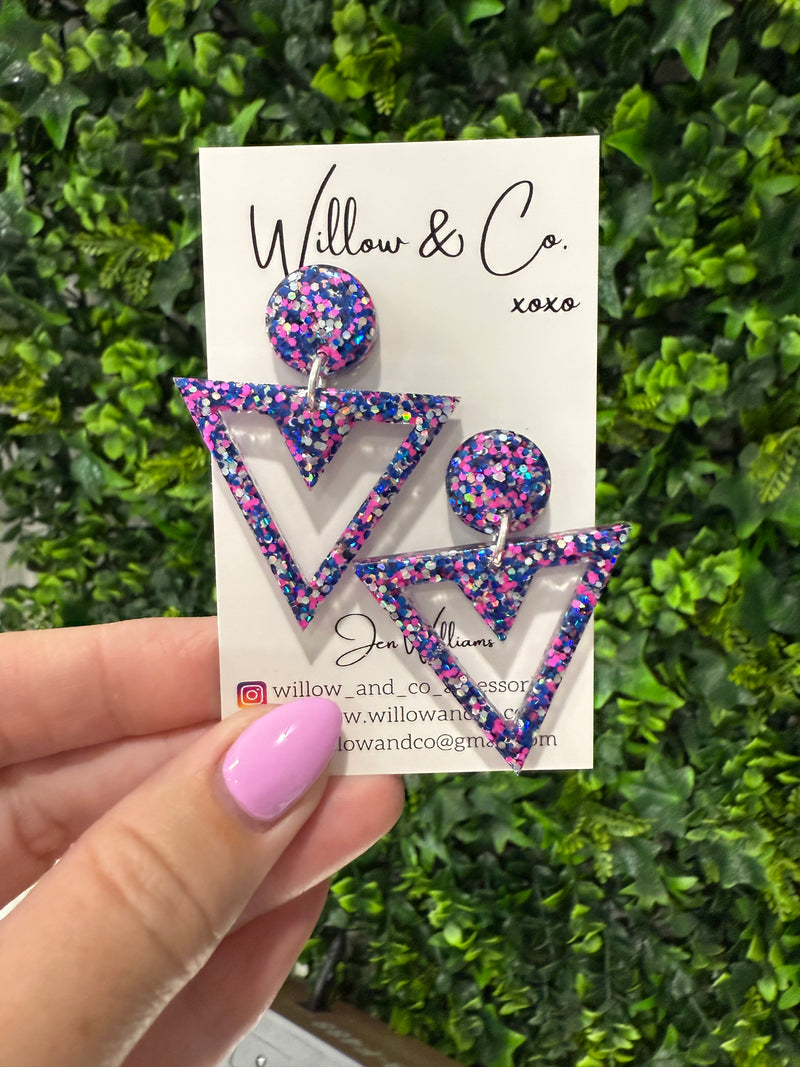 Statement Triad Dangle Mirrorball