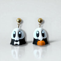 Ghostly Ghouls 3D Printed Dangle Earrings