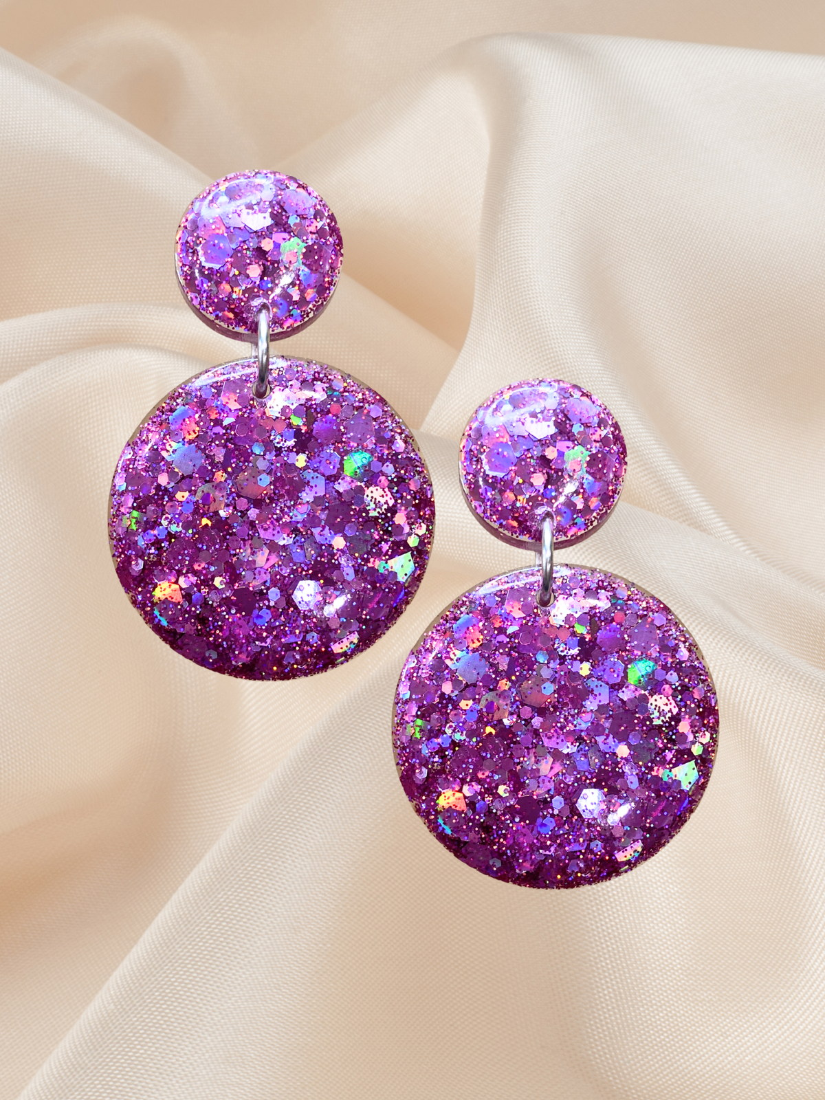 Midi Dangle Prismatic Plum