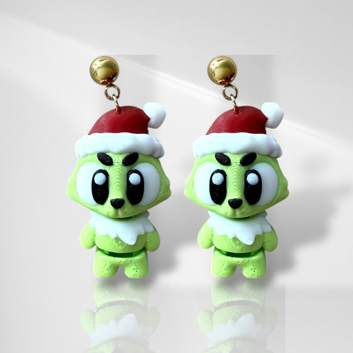3D Grinch Dangles