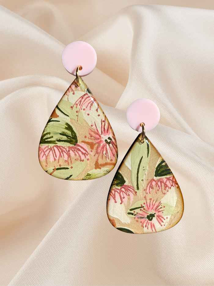 MIDI Tear Hand painted Gumnut Garden Dangle