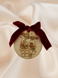 Gift Ready Christmas Tree Stud Copperlight