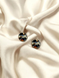 MINI Studs Leopard Luxe