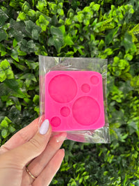 SILICONE MOULD XL ROUND DANGLE