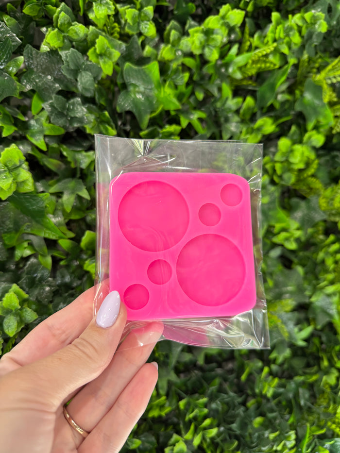 SILICONE MOULD XL ROUND DANGLE