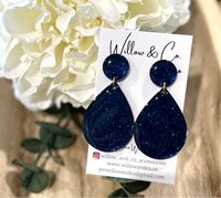 Large Dangle Navy Eclipse