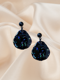 Mini Gem Dangle Black Opal