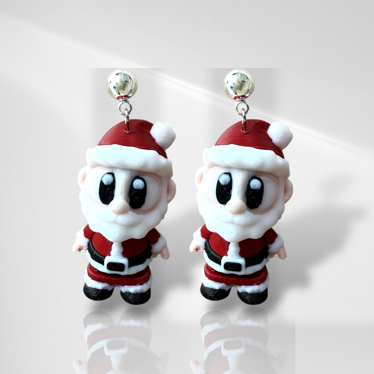 3D Santa Dangles